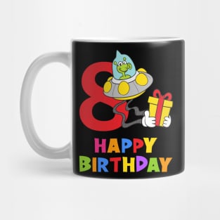 8th Birthday Party 8 Year Old Eight Years Mug